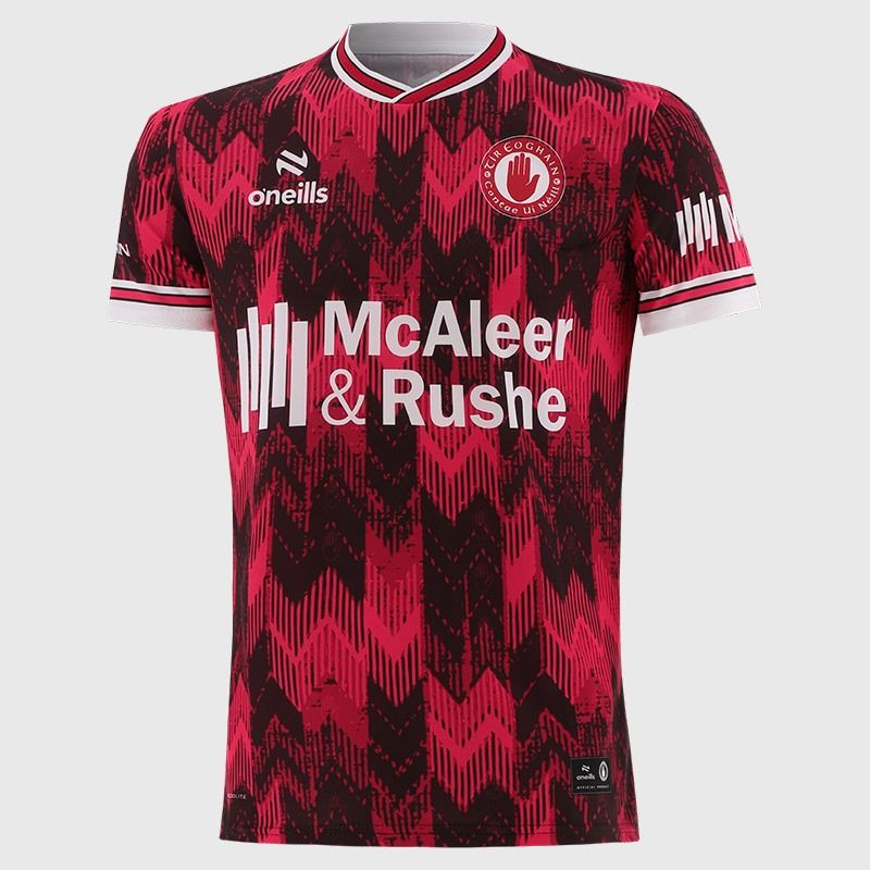 Red Tyrone GAA Player Fit Short Sleeve Training Top 2026 from O’Neills.