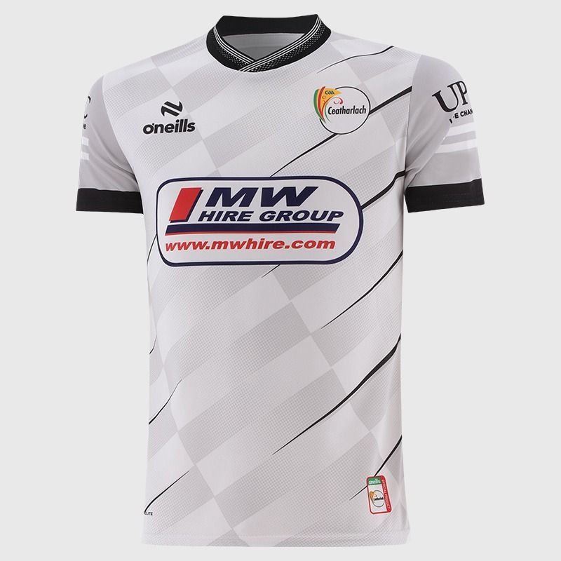 White Carlow GAA Player Fit Short Sleeve Training Top 2026 from O’Neills.