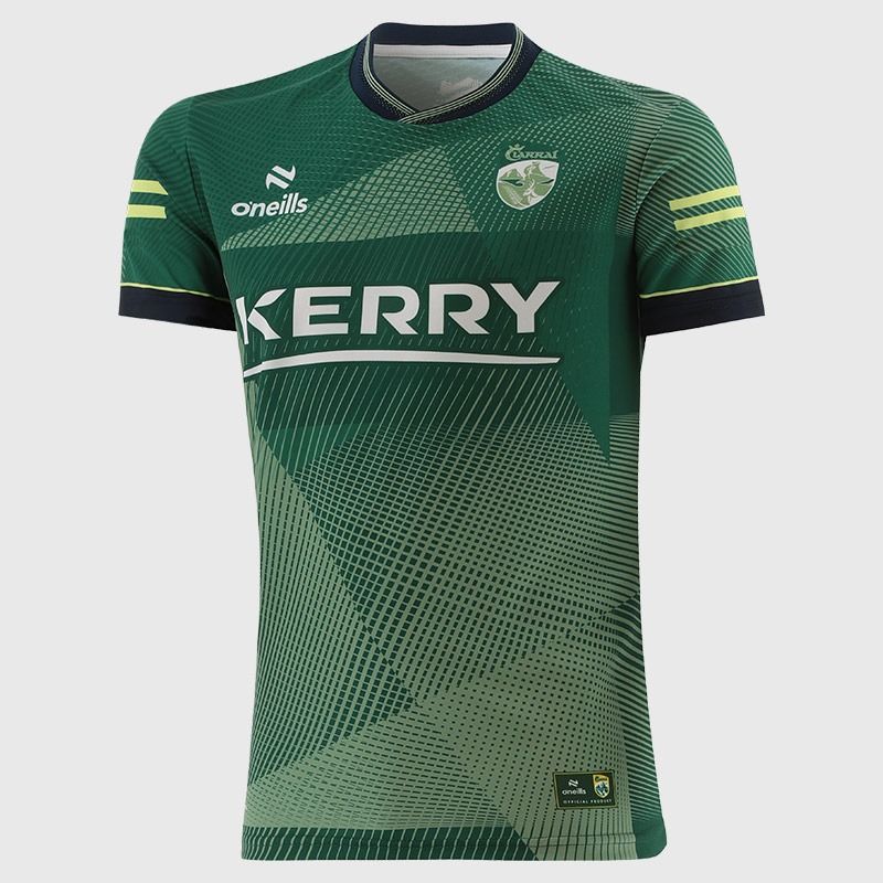 Green Kerry GAA Player Fit Short Sleeve Training Top 2026 from O'Neills.