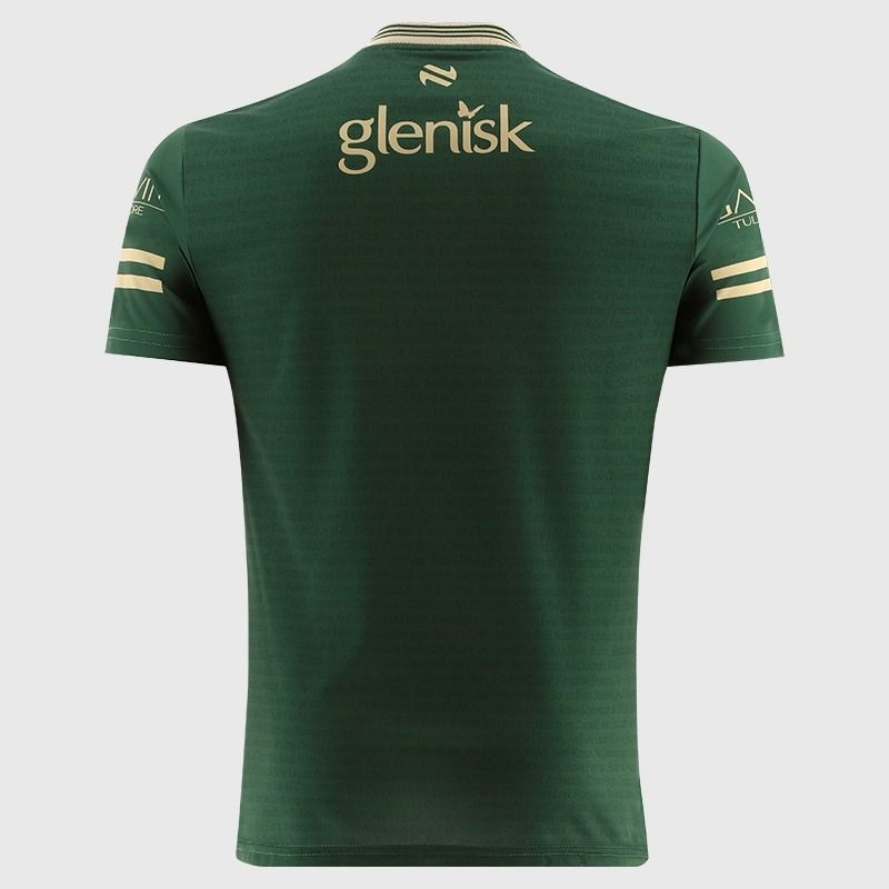 Green / Gold Offaly GAA Player Fit Short Sleeve Training Top 2026 from O’Neills.