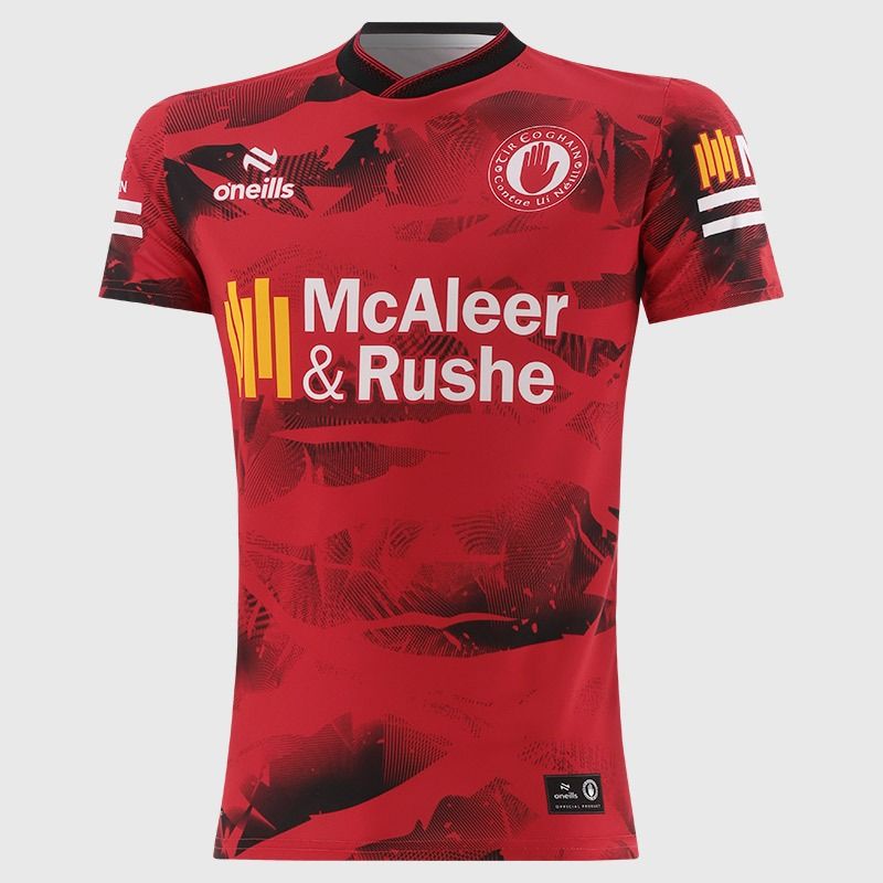Red Tyrone GAA Player Fit Short Sleeve Training Top 2026 from O’Neills.