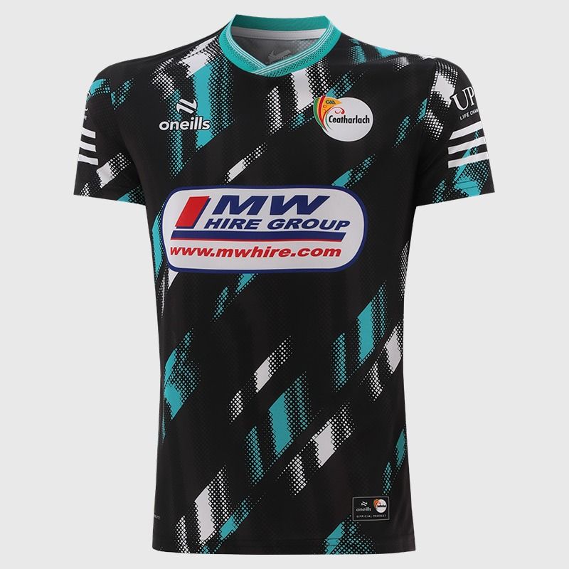 Black Carlow GAA Player Fit Short Sleeve Training Top 2026 from O’Neills.