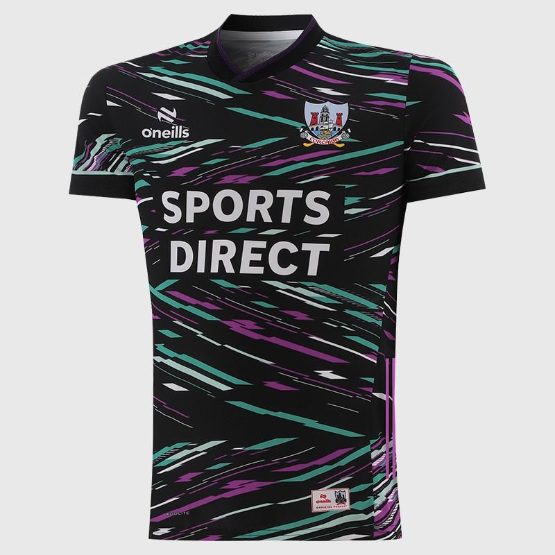 Black Cork GAA Player Fit Short Sleeve Training Top 2026 from O’Neills.
