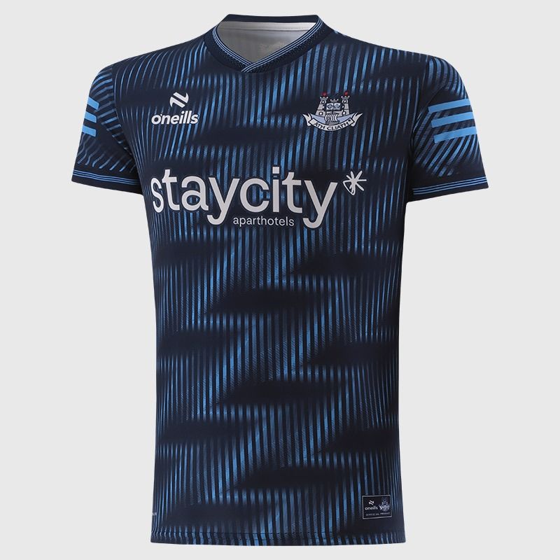 Navy Dublin GAA Player Fit Short Sleeve Training Top 2026 from O’Neills.