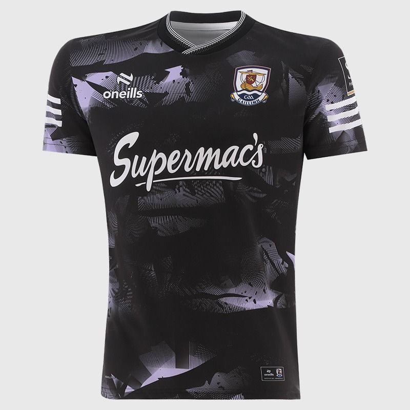Black Galway GAA Player Fit Short Sleeve Training Top 2026 from O’Neills.