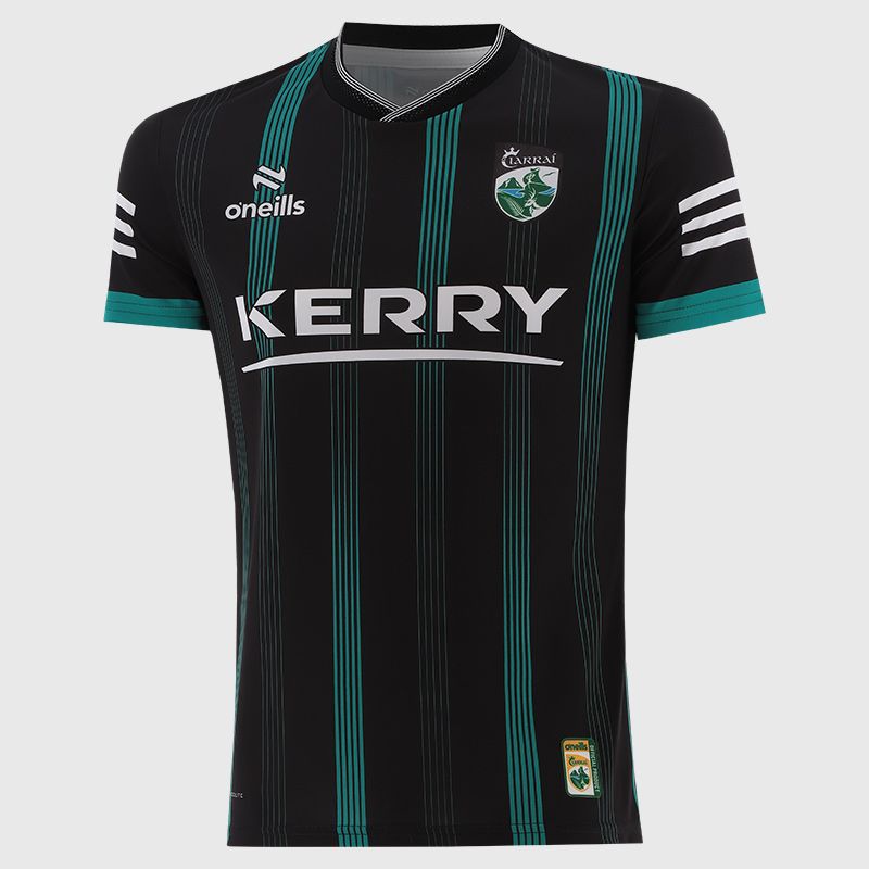 Black Kerry GAA Player Fit Short Sleeve Training Top by O’Neills.