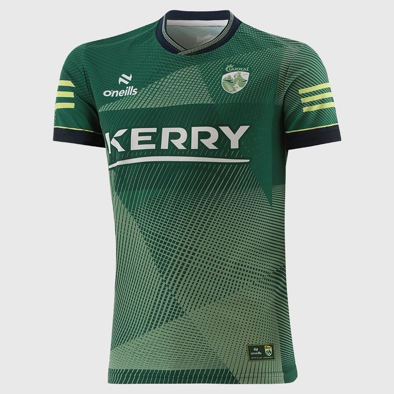 Green Kerry GAA Player Fit Short Sleeve Training Top 2026 from O'Neills.