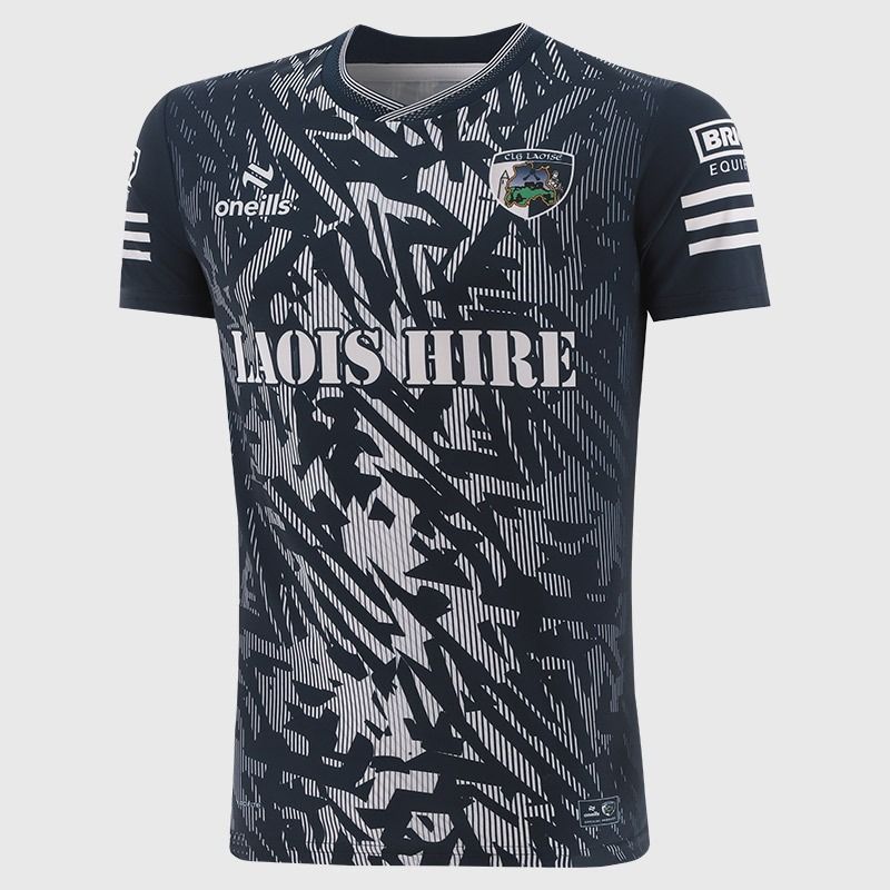 Navy / White Laois GAA Player Fit Short Sleeve Training Top 2026 from O’Neills.
