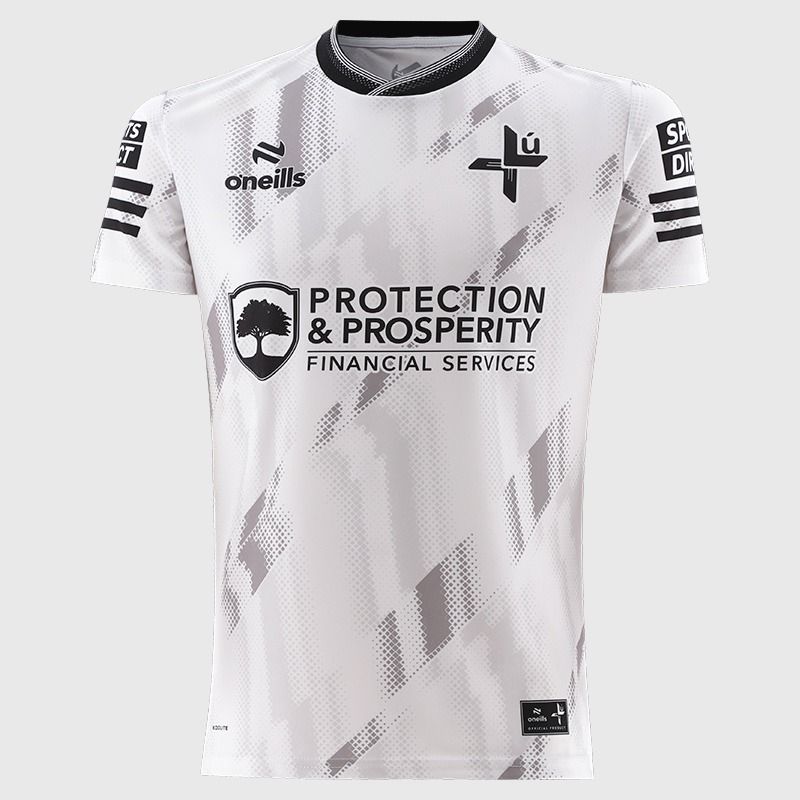 White Louth GAA Player Fit Short Sleeve Training Top 2026 from O’Neills.