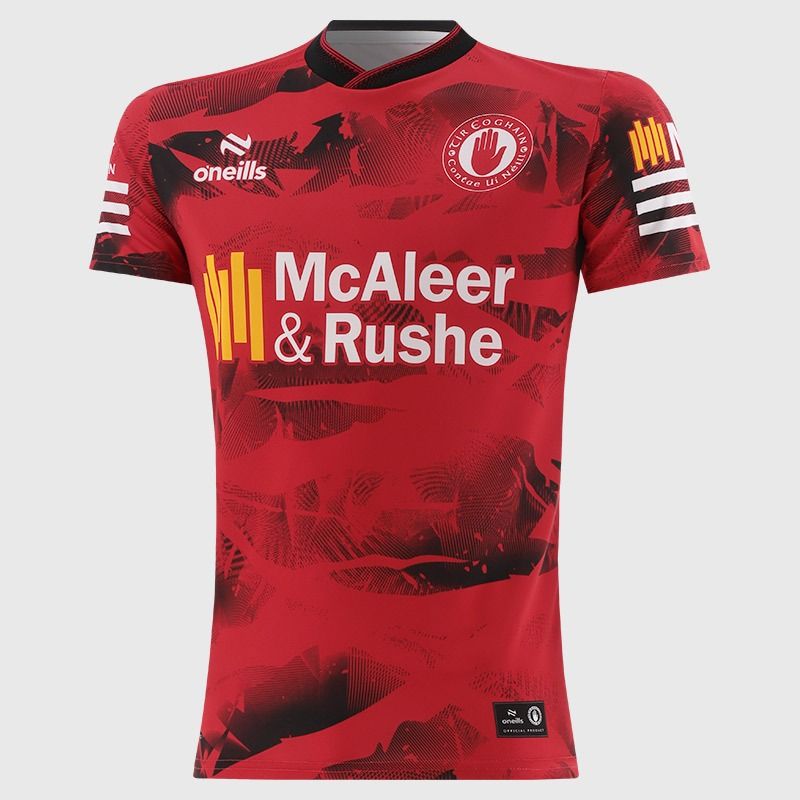 Red Tyrone GAA Player Fit Short Sleeve Training Top 2026 from O’Neills.