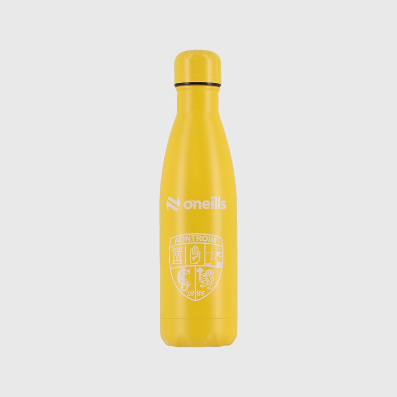 Amber Antrim GAA Tidal Insulated Stainless Steel Bottle by O’Neills.