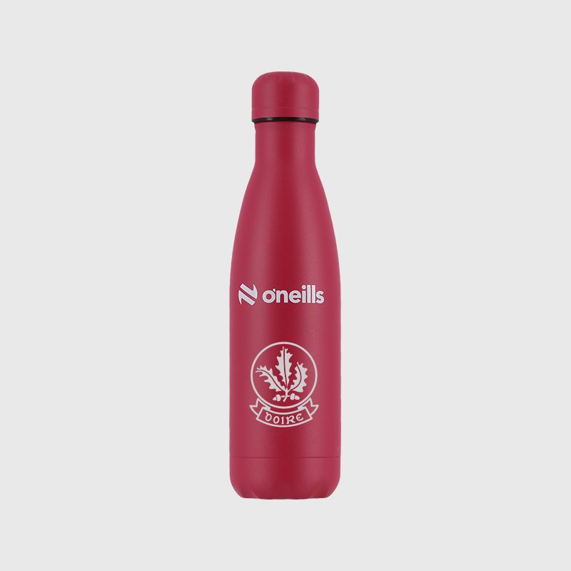 Red Derry GAA Tidal Insulated Stainless Steel Bottle by O’Neills.