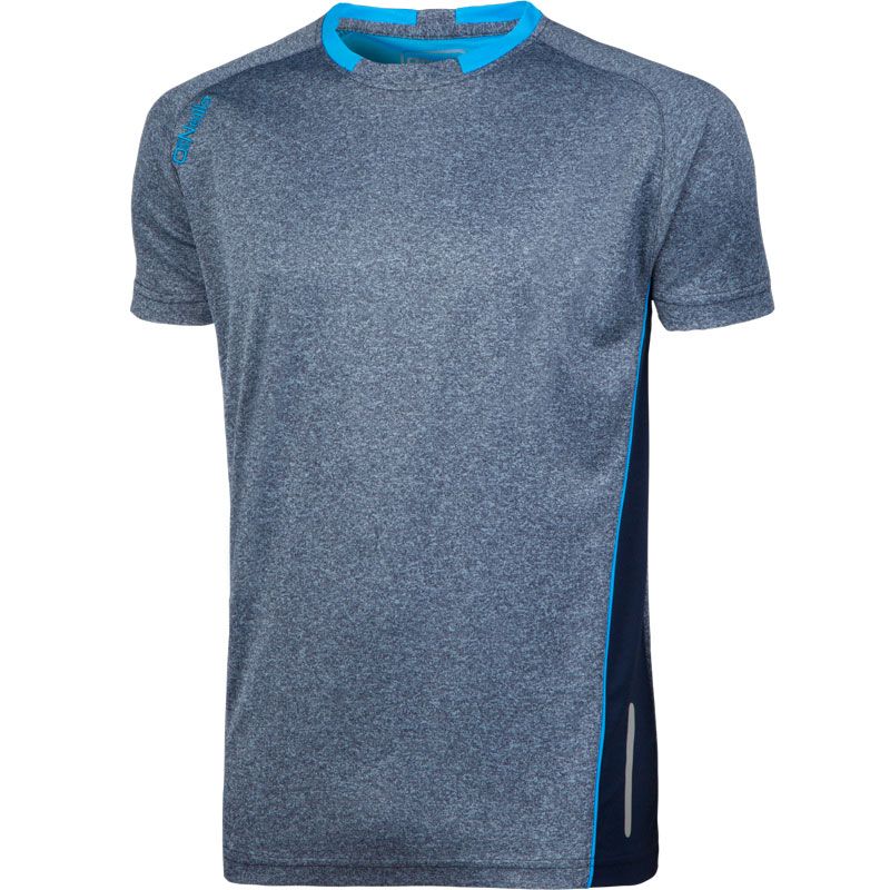 Navy, blue and silver kids' crew neck t-shirt from O'Neills