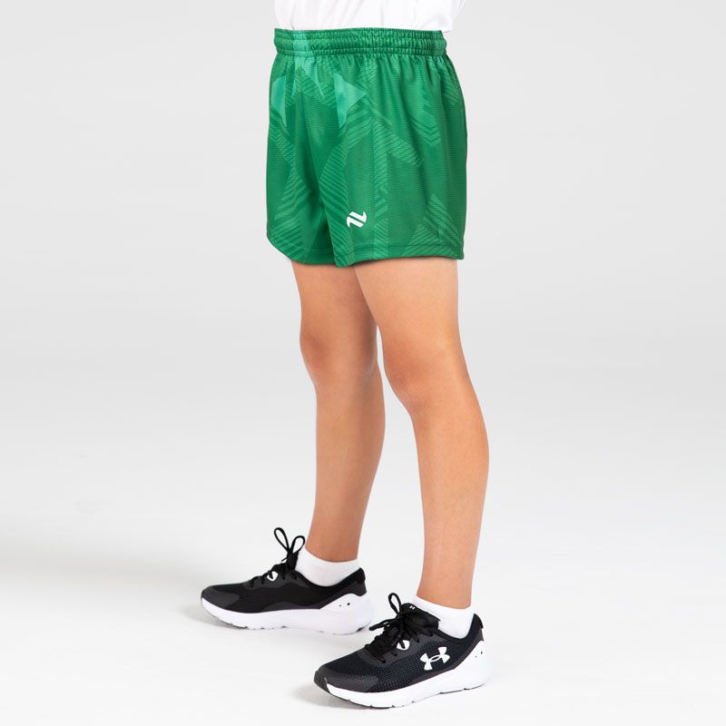 Green / White Kids' Tokyo shorts with modern design by O'Neills.