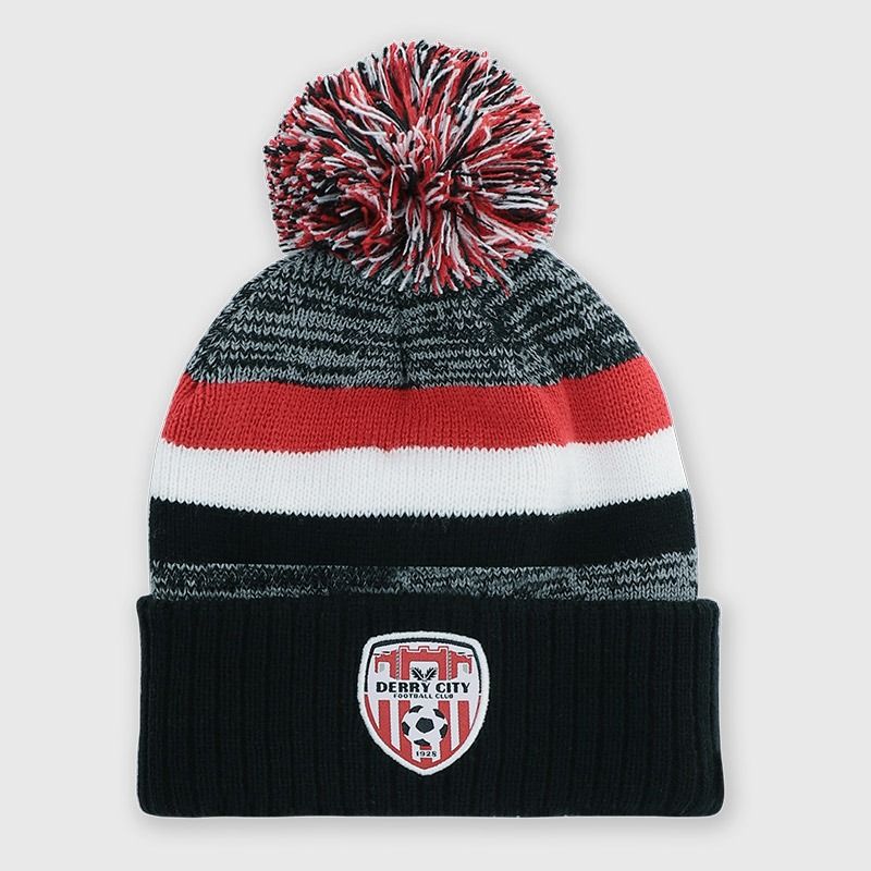 O'Neills Derry City FC Totti Knitted Bobble Hat