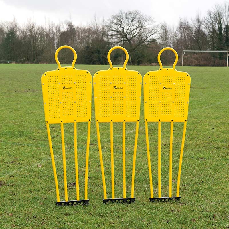 Yellow Precision Junior Pro Football Mannequin set with carry bag from O'Neills