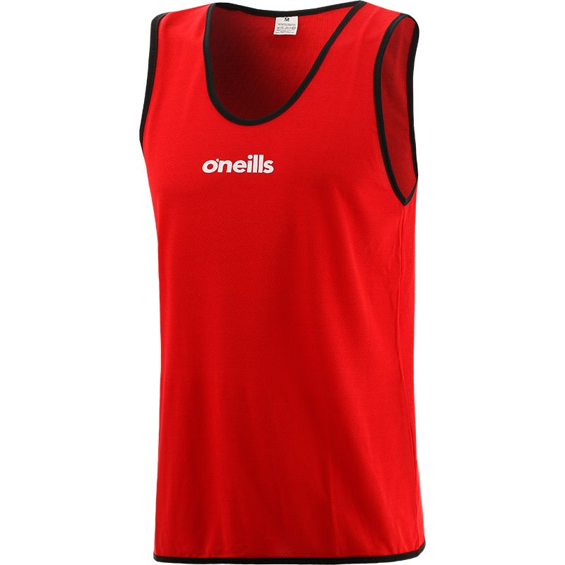 Red Kids' Single Mesh Training Bib from O'Neill's.