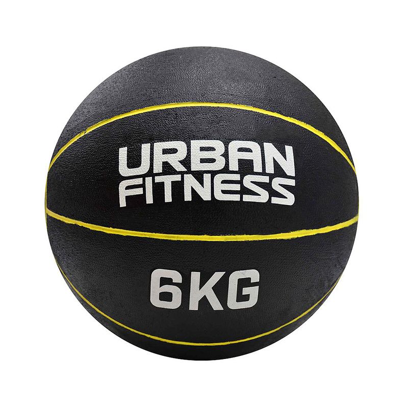 Black and Yellow Urban Fitness Medicine Ball 6kg from O'Neills