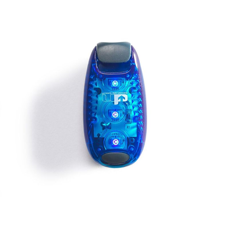 blue Ultimate Performance clip on LED light with a constant or flashing ultra bright light from O'Neills