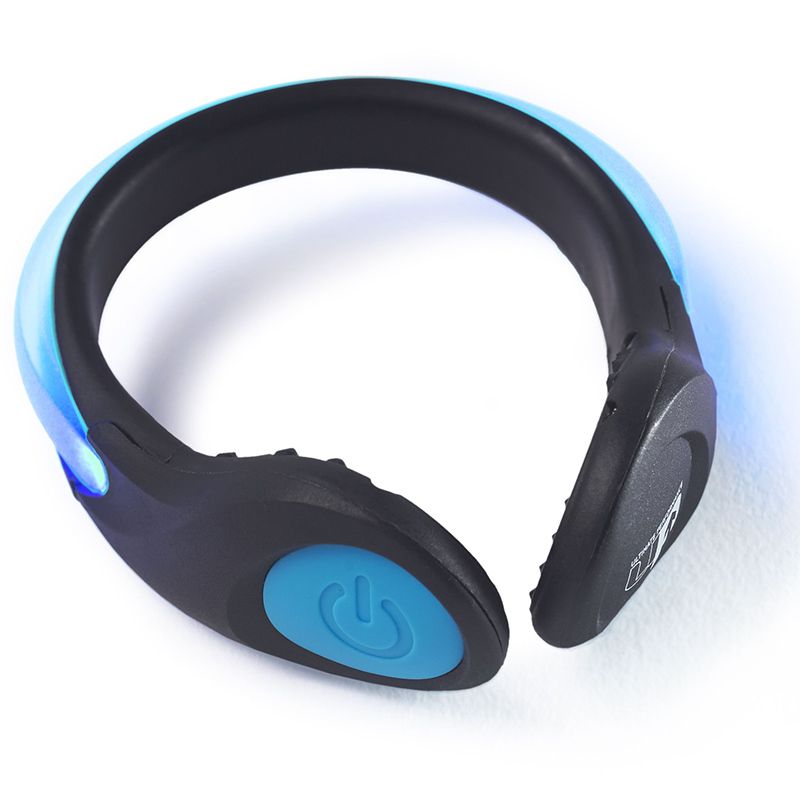 blue Ultimate Performance LED light shoe clip visible for up to half a mile from O'Neills