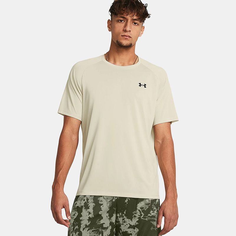 Cream Under Armour Men's Tech 2.0 T-Shirt from O'Neill's.