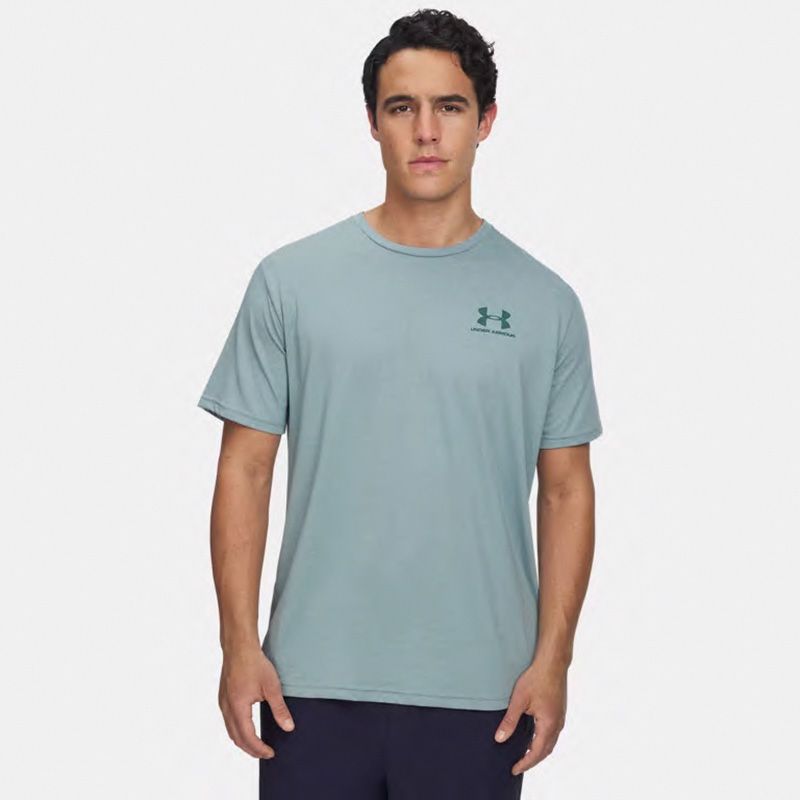 light blue Under Armour Men's Sportstyle T-Shirt from O'Neills