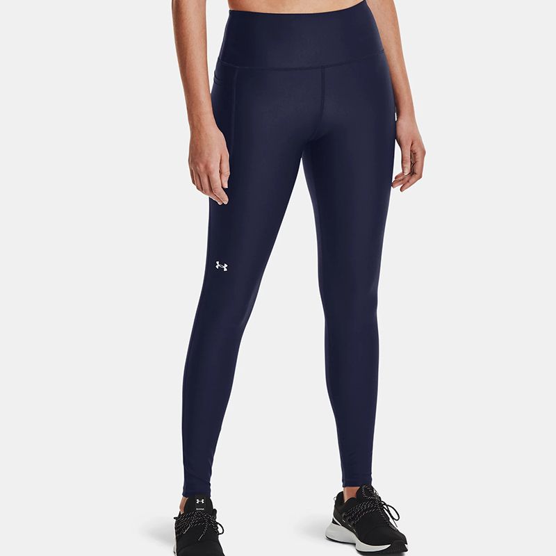 Navy Under Armour Women's HeatGear® Armour High Rise Full Length Leggings from O'Neill's.