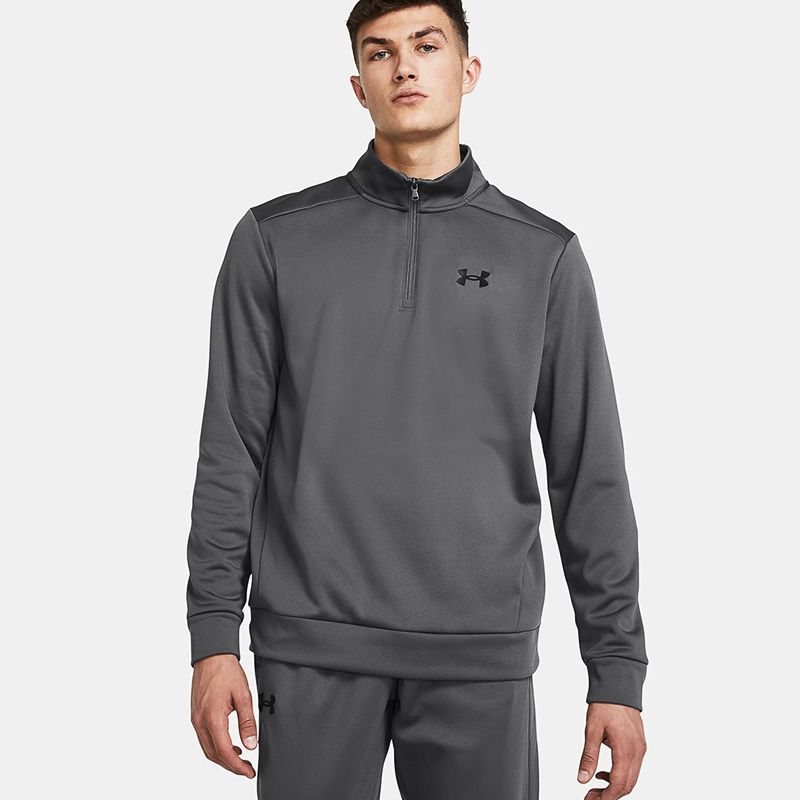 Grey Under Armour Men's Fleece® ¼ Zip Top from O'Neill's.