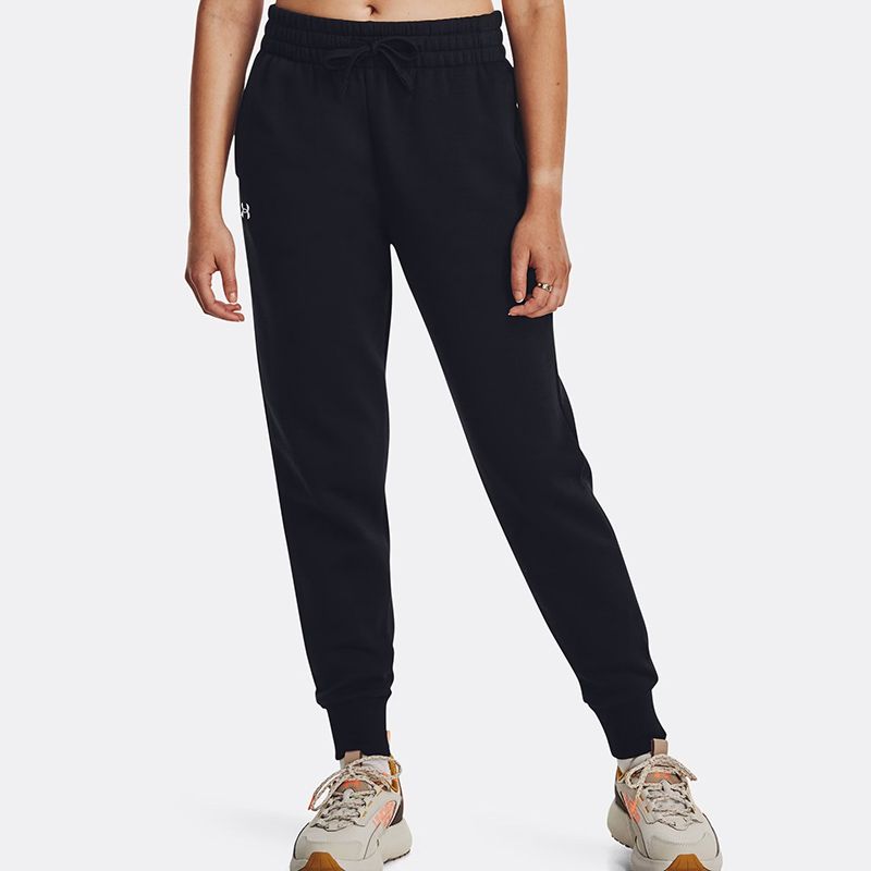 Black Under Armour Women's UA Rival Fleece Joggers from O'Neills