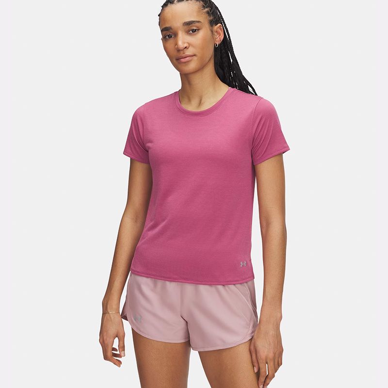 Pink Under Armour Women's UA Streaker T-Shirt from O'Neill's.