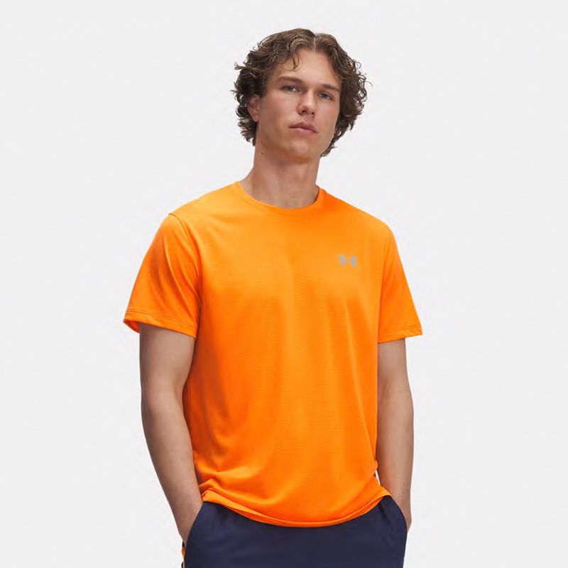 Orange Under Armour Men's UA Launch T-Shirt Squad From O'Neills.