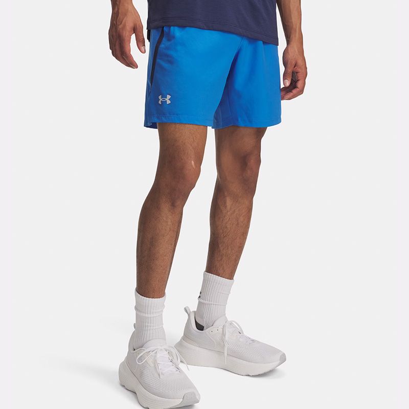 Blue Under Armour Men's UA Launch 7" Shorts from O'Neills