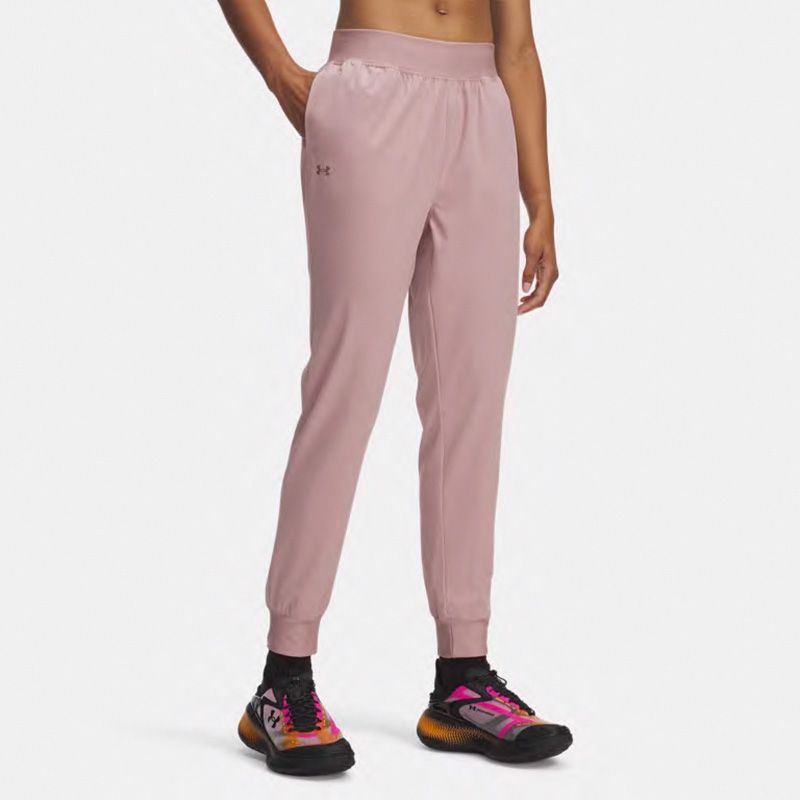 Women's pink woven Under Armour Bottoms from O'Neills.