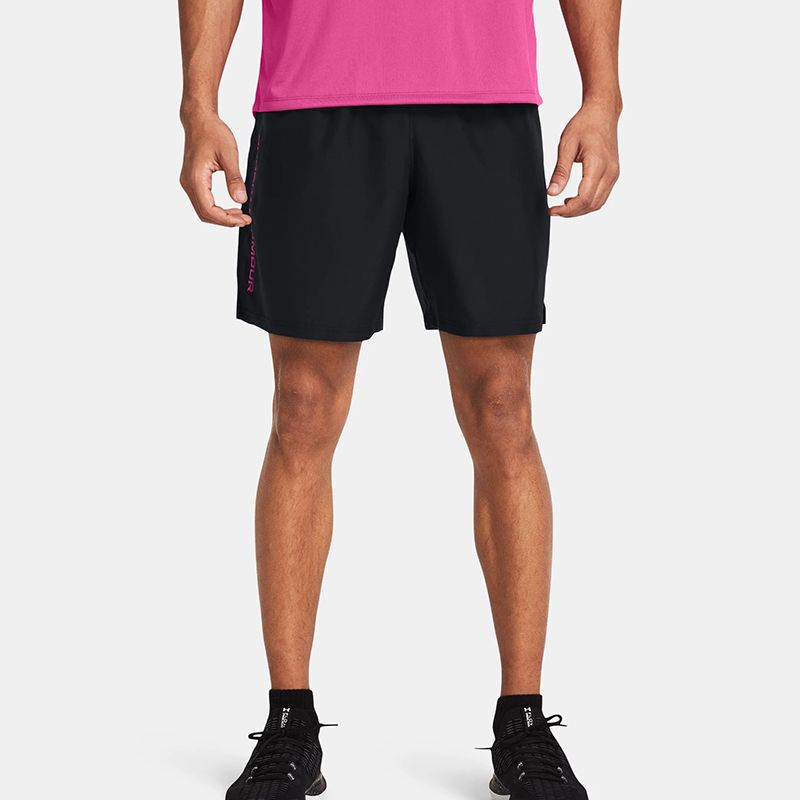 Black Under Armour Men's UA Woven Wordmark Shorts from O'Neill's.