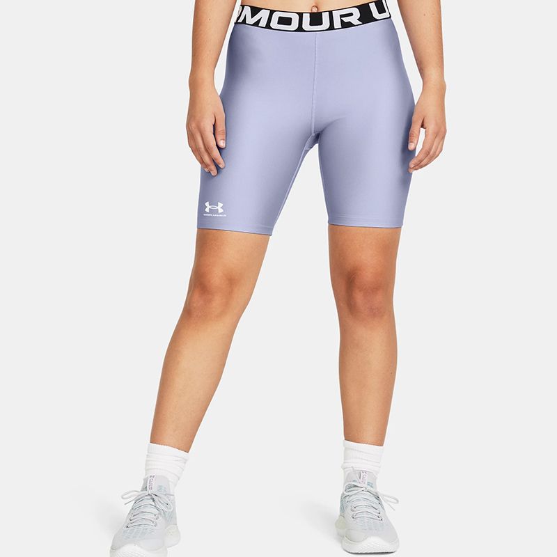 Purple Under Armour Women's HeatGear® 8" Shorts from O'Neill's.