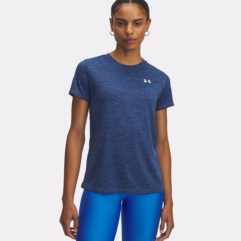 Navy and White Under Armour UA Tech™ Twist T-Shirt from O'Neills