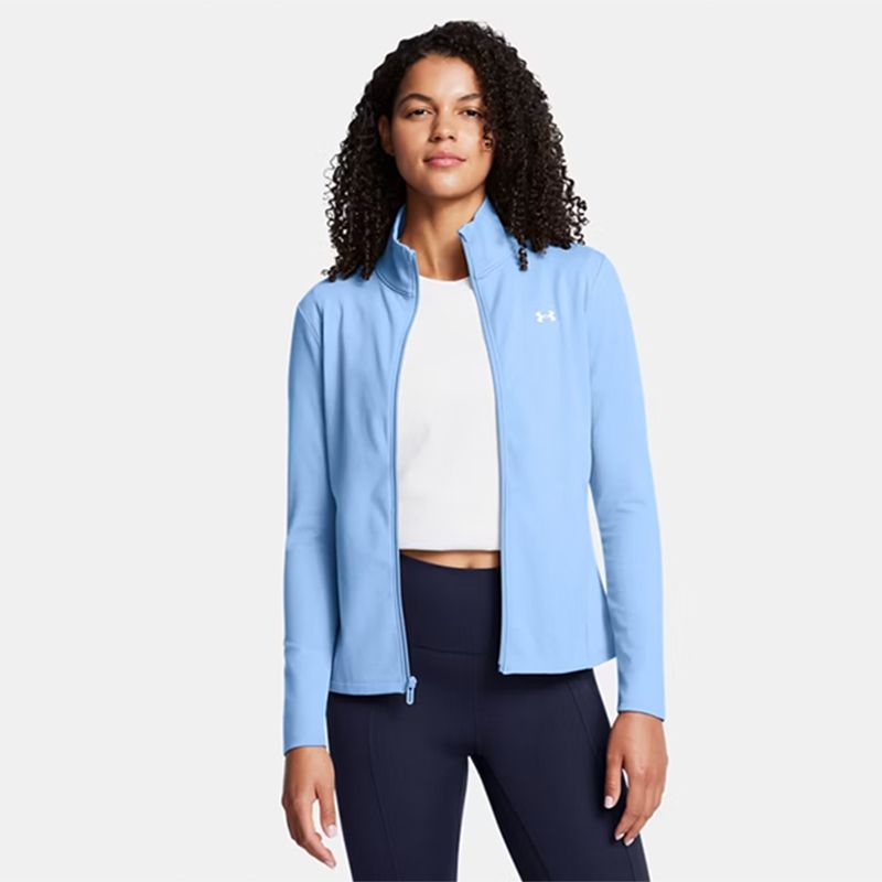 Blue and White Under Armour Women's UA Motion Jacket Horizon from O'Neills