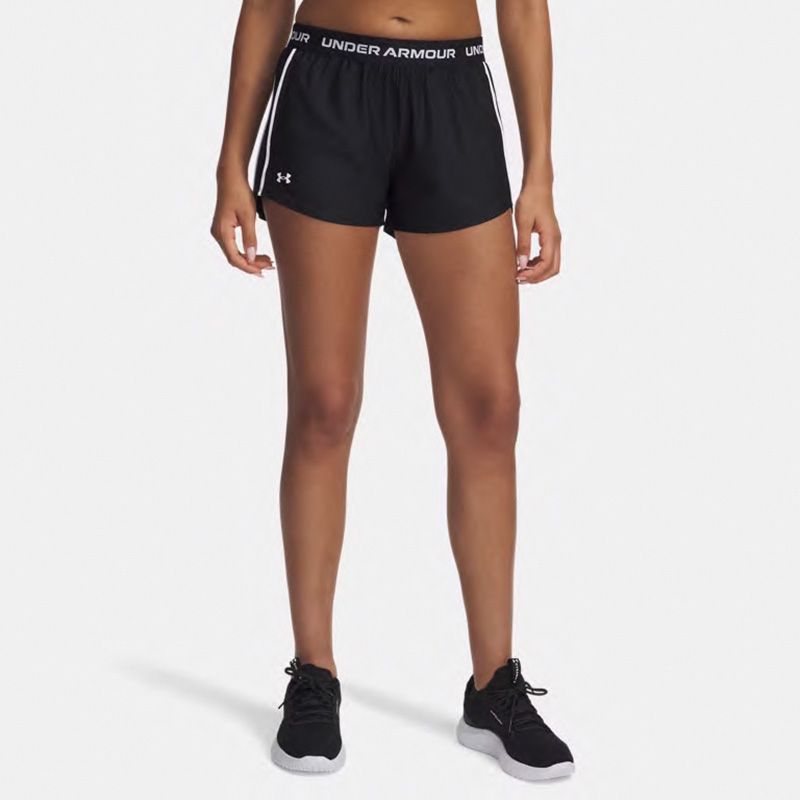 Black and White Under Armour Women's UA Tech™ Play Up Shorts from O'Neills