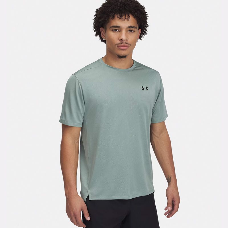 Green Under Armour Men's UA Tech™ Vent Jacquard T-Shirt from O'Neills.