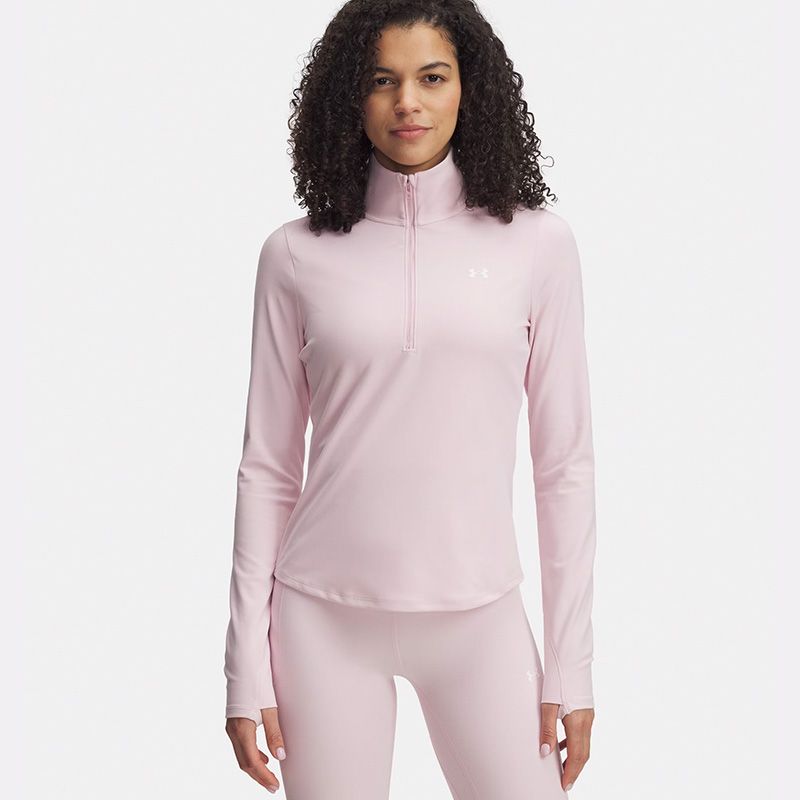 Pink Under Armour Women's UA Motion Half Zip Top from O'Neills