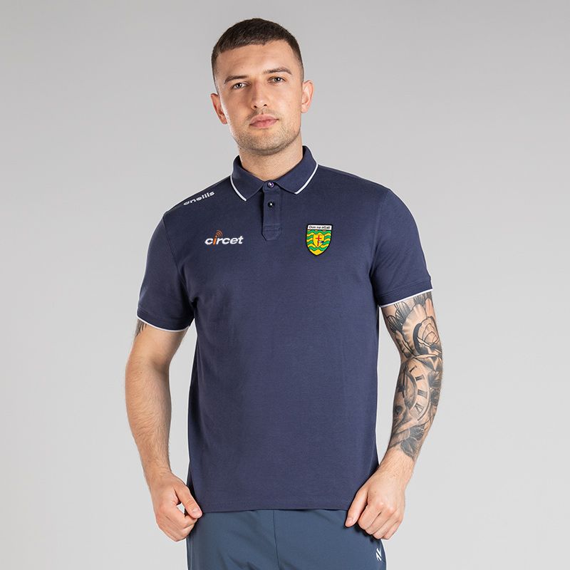 Navy Donegal GAA Men's Venture Polo Shirt from O'Neills