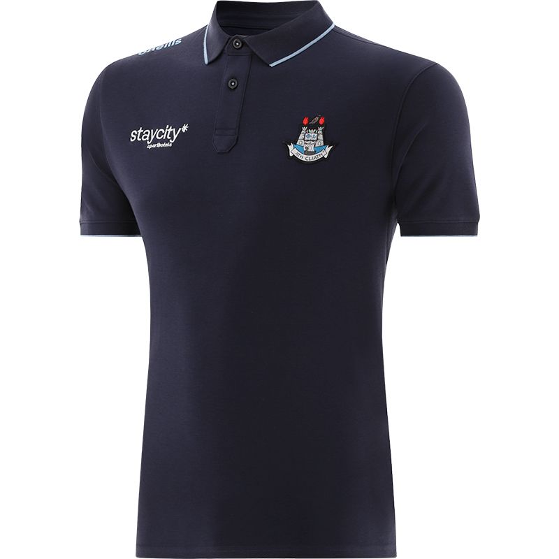 Marine Men’s Dublin GAA Venture Pima Cotton Polo Shirt with ribbed collar and cuffs by O’Neills