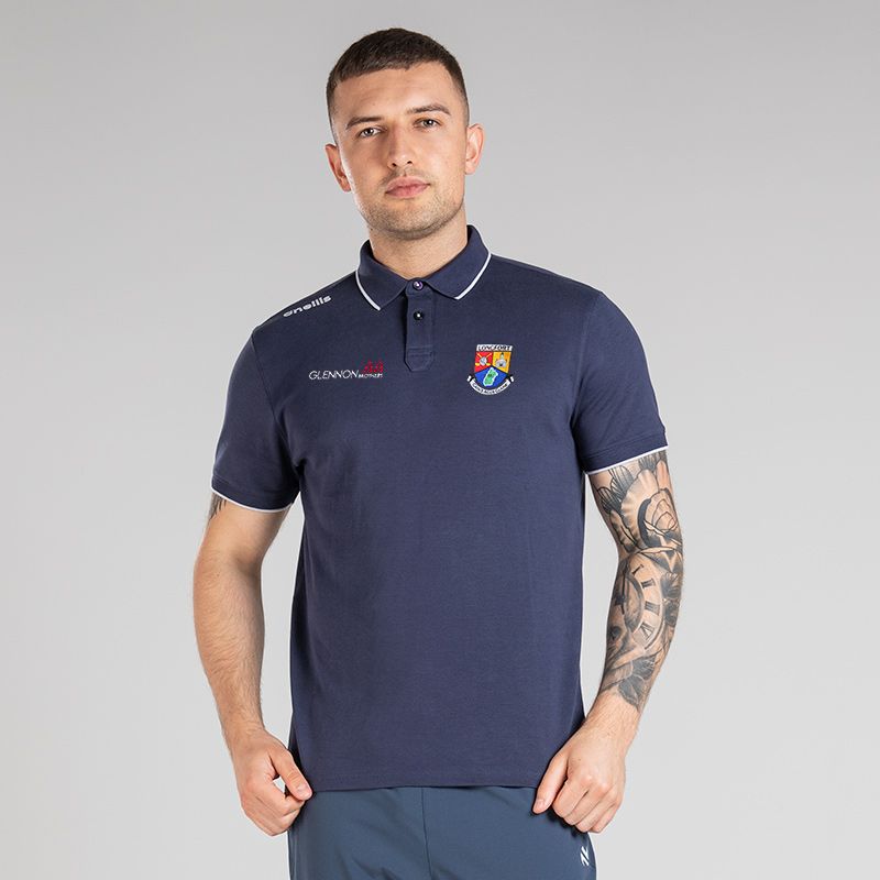 Marine Men’s Longford GAA Venture Pima Cotton Polo Shirt with ribbed collar and cuffs by O’Neills