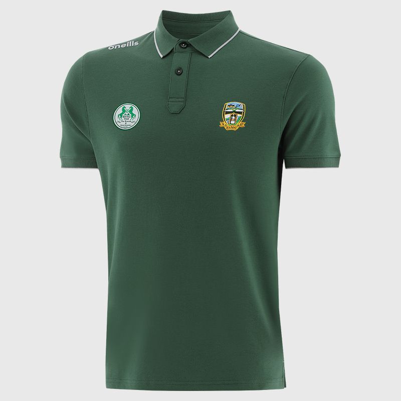 Green Meath GAA Men's Venture Polo Shirt from O'Neills 