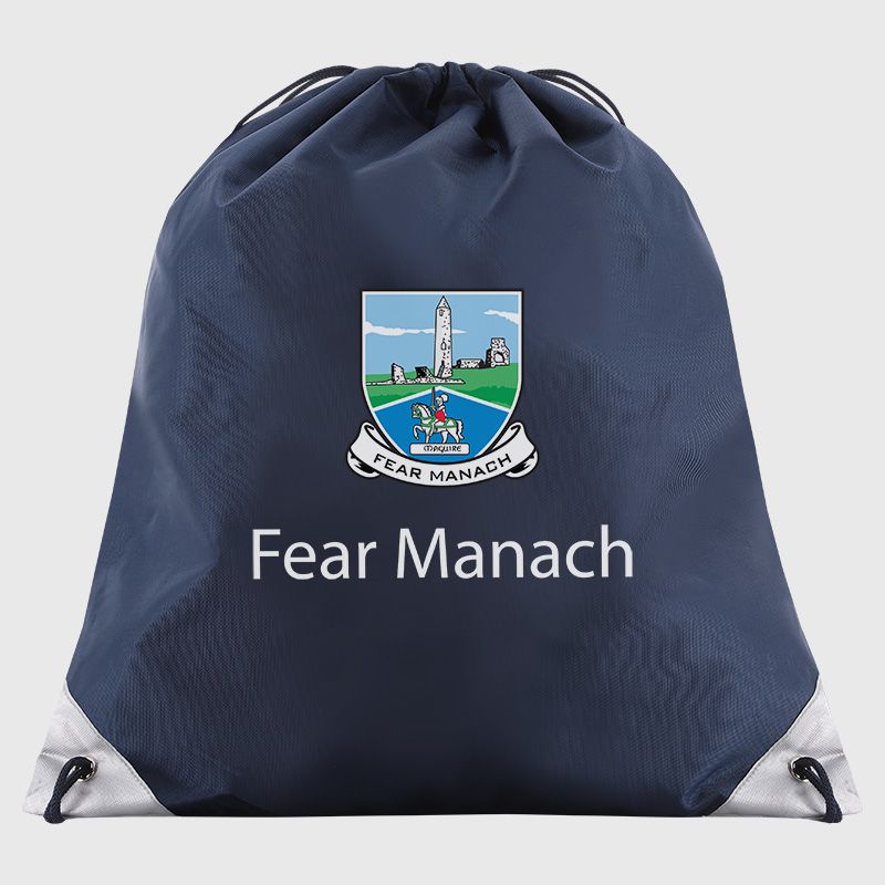 Fermanagh GAA Vital Drawstring Gym Bag Navy from O’Neills