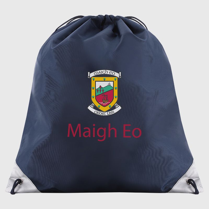 Mayo GAA Vital Drawstring Gym Bag Navy from O’Neills
