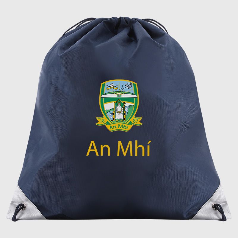 Meath GAA Vital Drawstring Gym Bag Navy from O’Neills