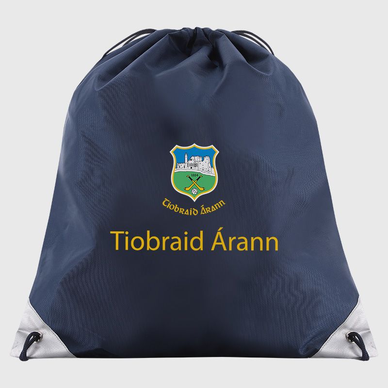 Tipperary GAA Vital Drawstring Gym Bag Navy from O’Neills