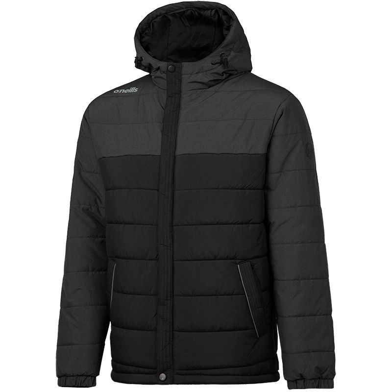 Men's Washington Full Zip Hooded Padded Jacket Black | oneills.com