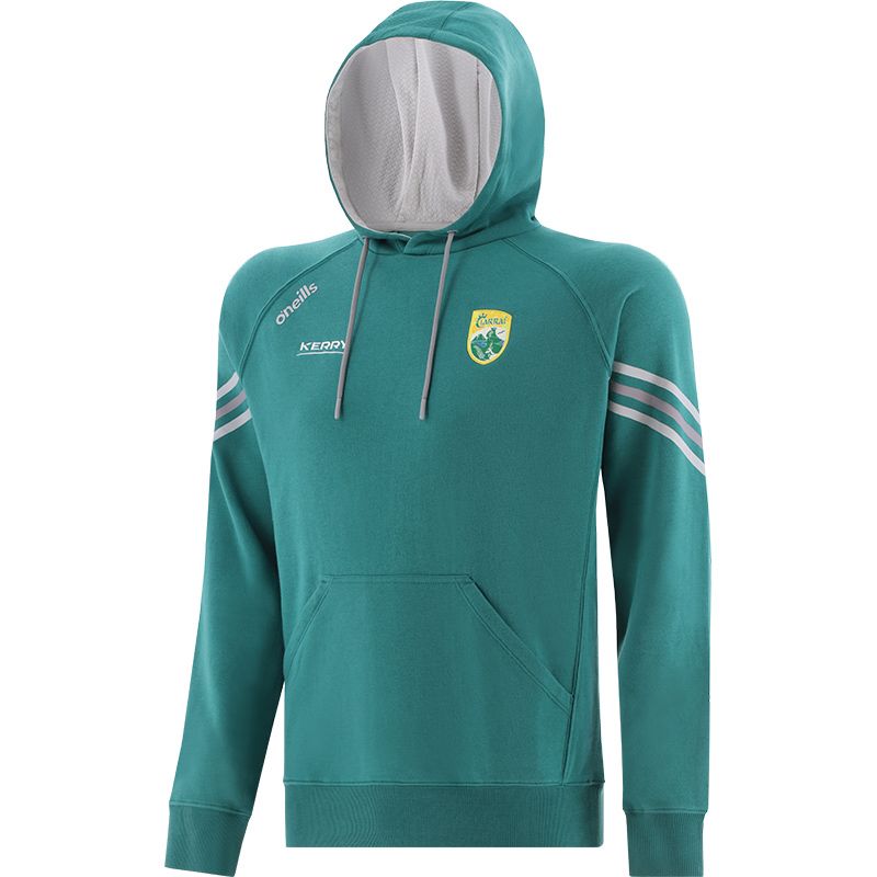 Green Men's GAA Kerry Weston pullover fleece hoodie by O’Neills.